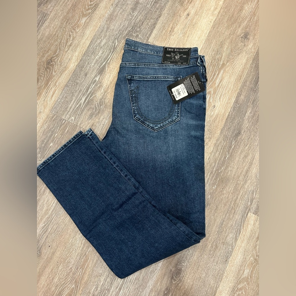 mens true religion rocco no flap relaxed skinny jeans 40x34 nwt urban cowboy